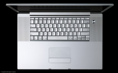 17 inch Powerbook from top